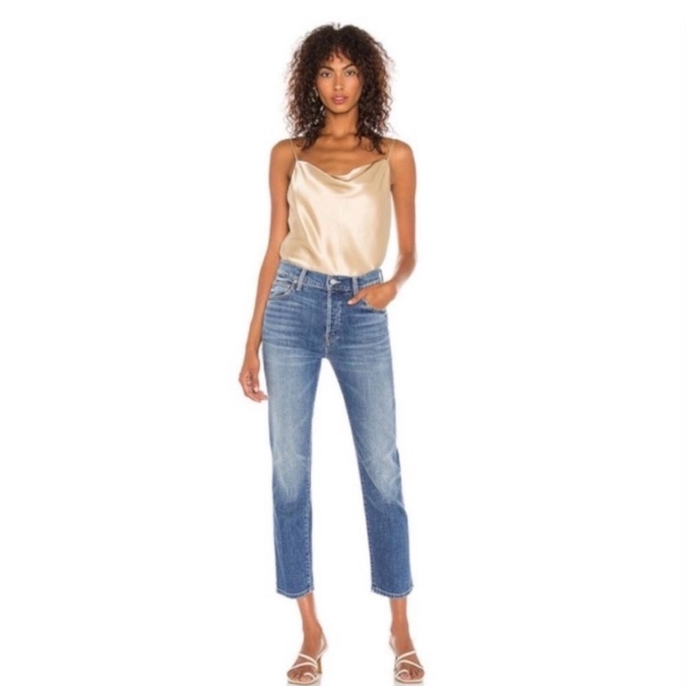 MOTHER SUPERIOR The Scrapper Ankle Jeans Cowboys Don’t Cry Size 28